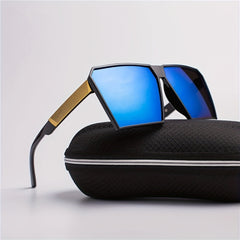 Photochromic Square Frame Sunglasses UV400