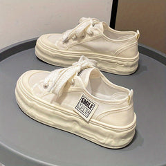 Women's Letter Graphic Skate Shoes Breathable Mesh Flat Shoes