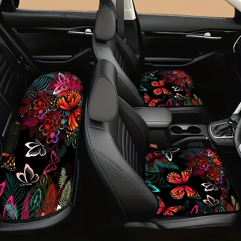 Butterfly Pattern Car Seat Cushion - Universal Four Seasons Cover