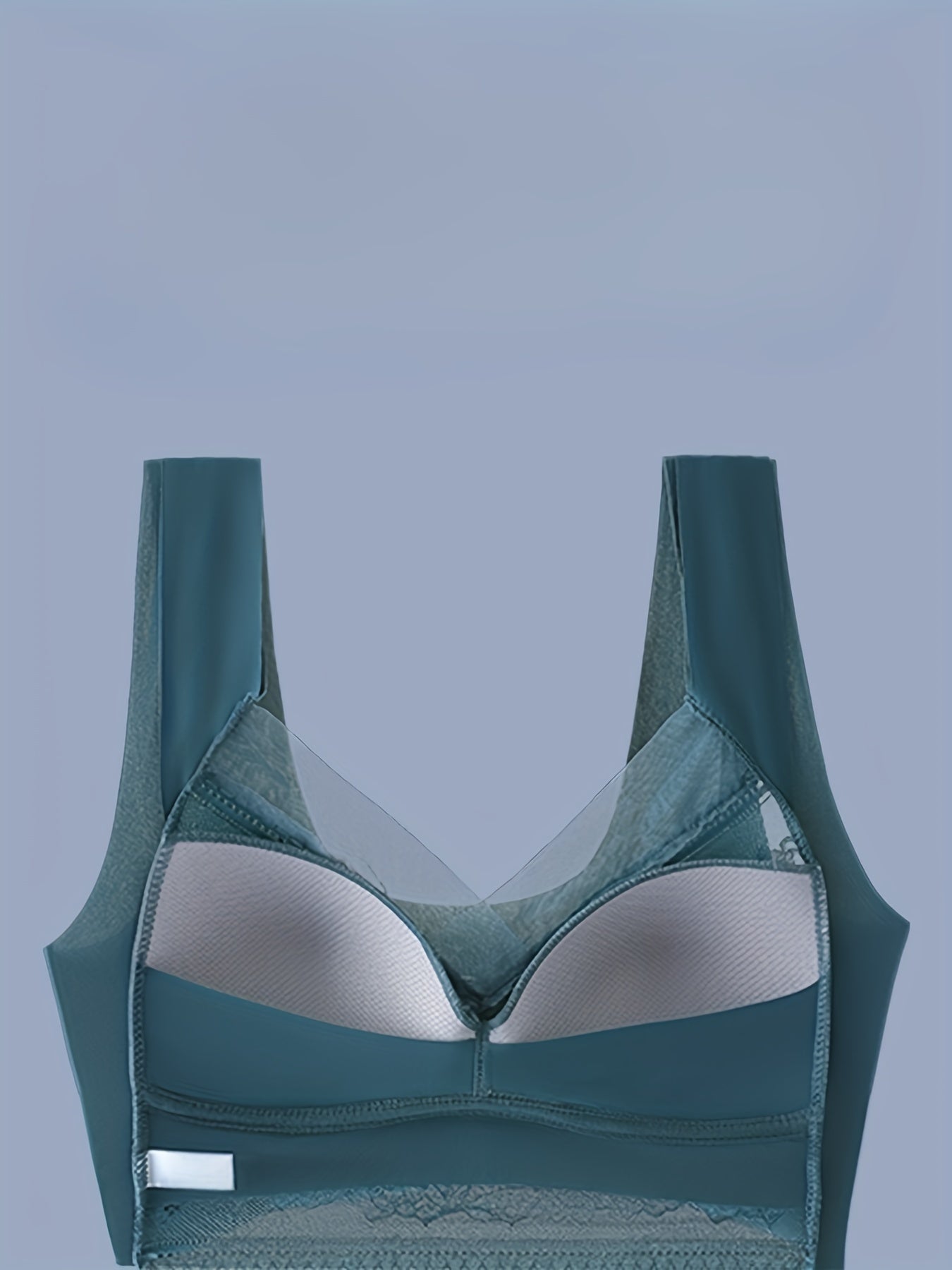 Floral Lace Full Coverage Sports Bra Women's Activewear