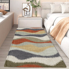 Soft Non-Slip Boho Bedside Rug Waterproof Farmhouse Living Room Bedroom Office