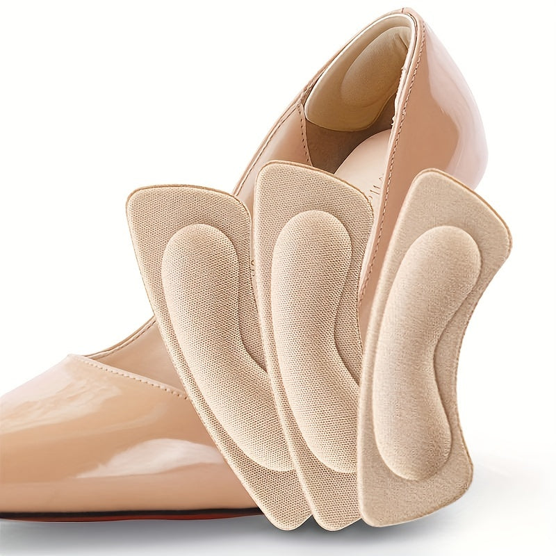 Heel Insoles Patch Pain Relief Anti-Wear Cushion Pads Feet Care Adhesive Back
