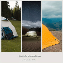 6pcs 27.94cm Stainless Steel Tent Nails with Carabiner