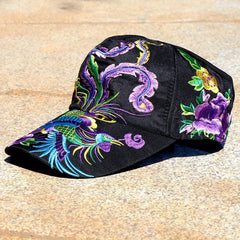 Ethnic Flower Animal Embroidered Sun Hat
