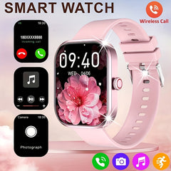 Unisex Smartwatch 4 HD Display Wireless Calling 100 Sports Modes