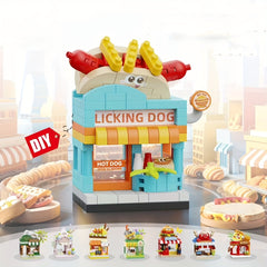 Micro Assembly Building Blocks City Street View DIY Toy Diamond