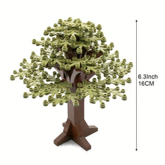 90pcs Building Blocks Tree Set DIY MOC City Street View Road Garden Jungle
