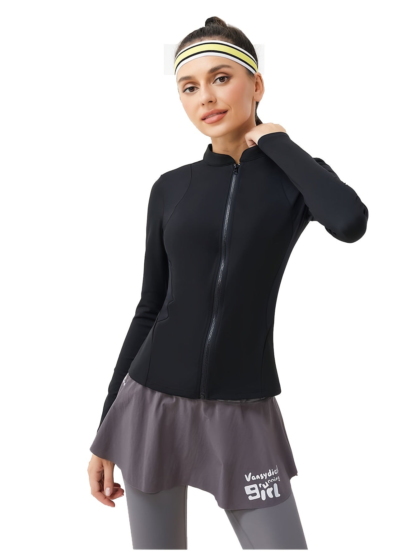 Women's Thermal Track Jacket Full Zip Running Jacket