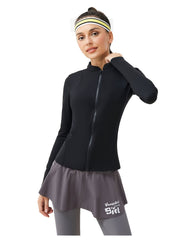 Women's Thermal Track Jacket Full Zip Running Jacket