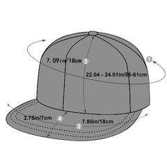 Men's Beard Baseball Cap Sun Hat Hip Hop Hat