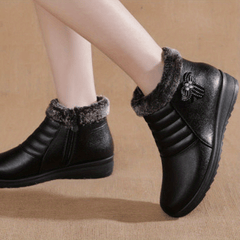 Women's Rhinestone Short Boots Plush Lined Ankle Boots