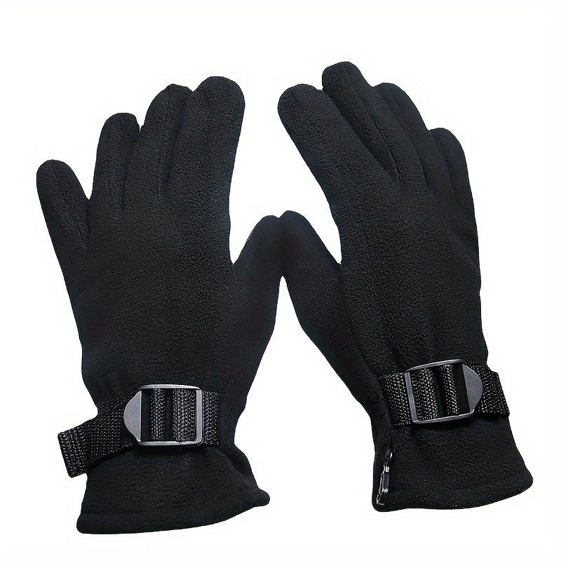Outdoor Riding Warm Ski Gloves Windproof Cold Thickened Sports Gloves
