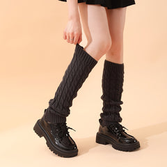 Women's Winter Leg Warmers Crochet Knitted Boot Cuffs