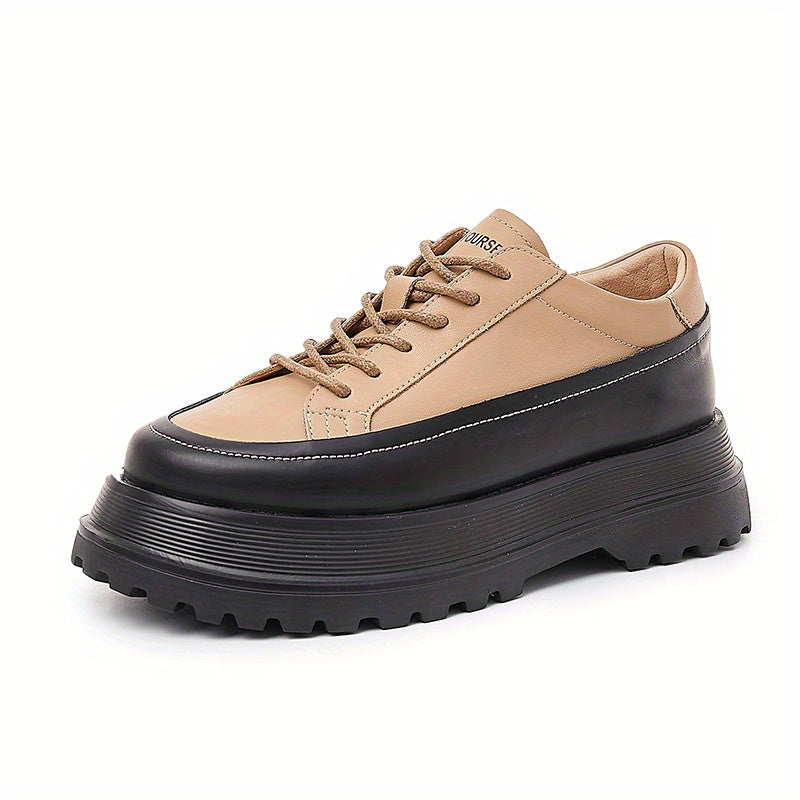 Women's Thick Bottom Faux Leather Outdoor Shoes