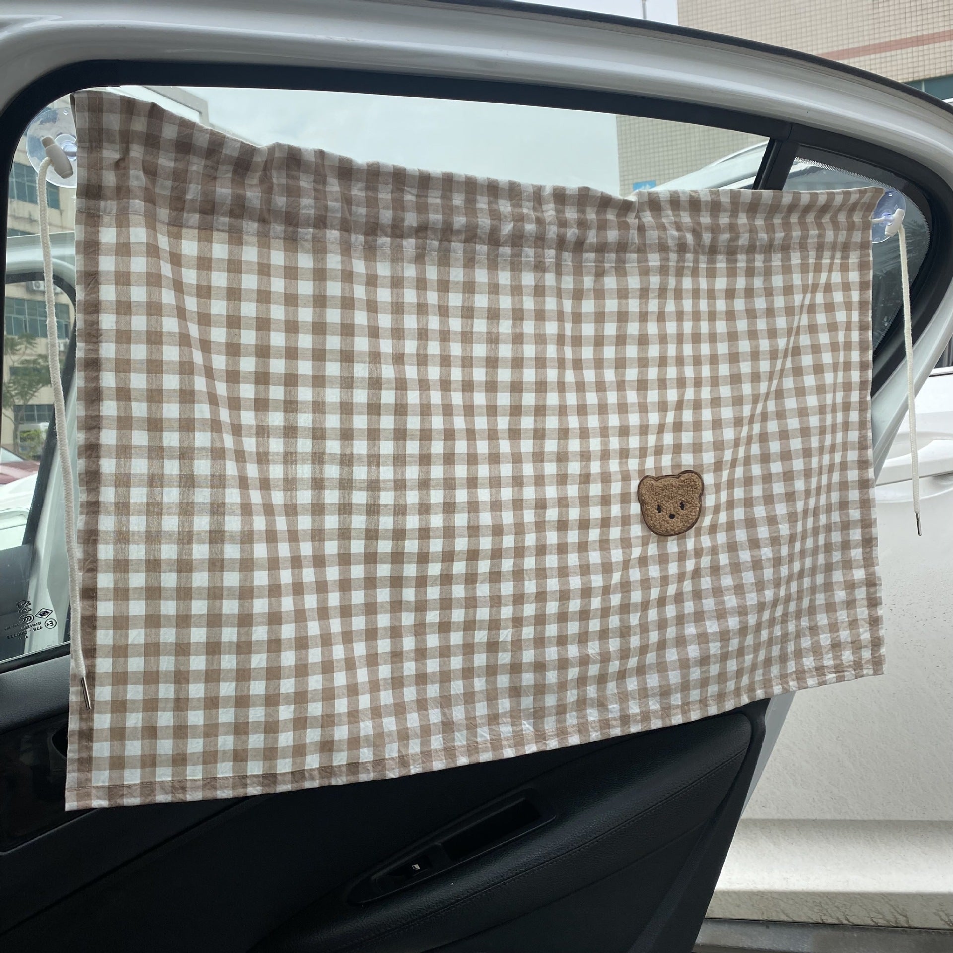 Car Curtain Bear Thermal Insulator Sunblock Curtain