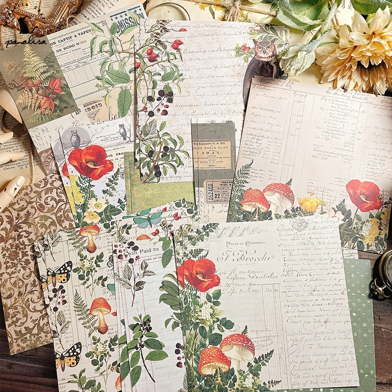 Vintage Forest Background Paper 6 inch Patterned Paper 22005