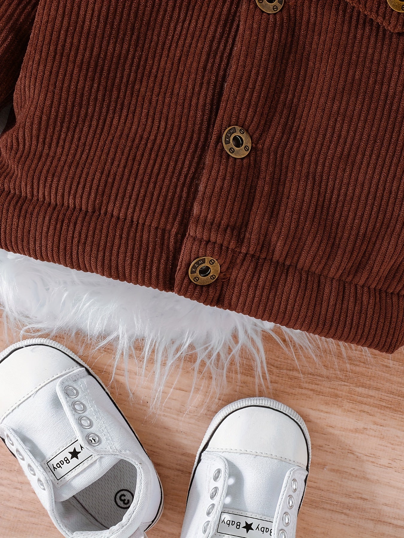 Corduroy Button Down Toddler Jacket