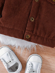 Corduroy Button Down Toddler Jacket
