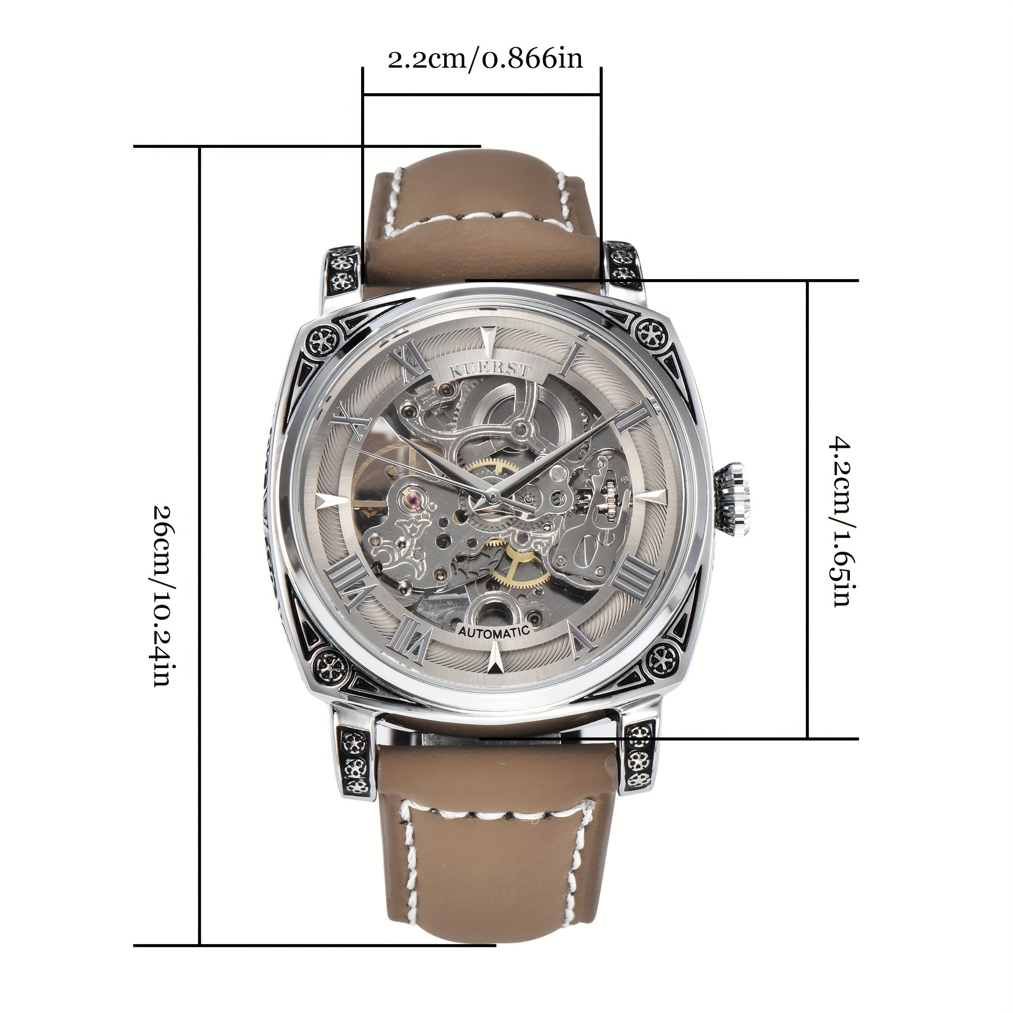 Student's Automatic Mechanical Hollow Watch Waterproof