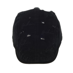 Spring Autumn Hole Beret Peaked Cap for Men Women