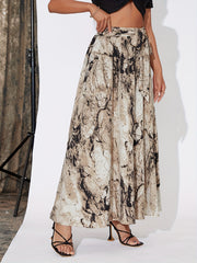 Tied Waist Skirt Casual High Waist Skirt For Spring & Summer
