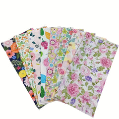 8pcs Multicolor Patchwork Cotton Fabric Sewing Quilting Material DIY Craft