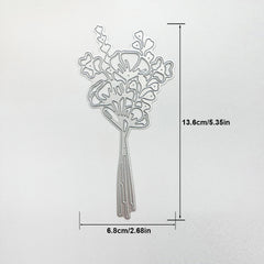 Elegant Flower Bouquet Metal Cutting Dies