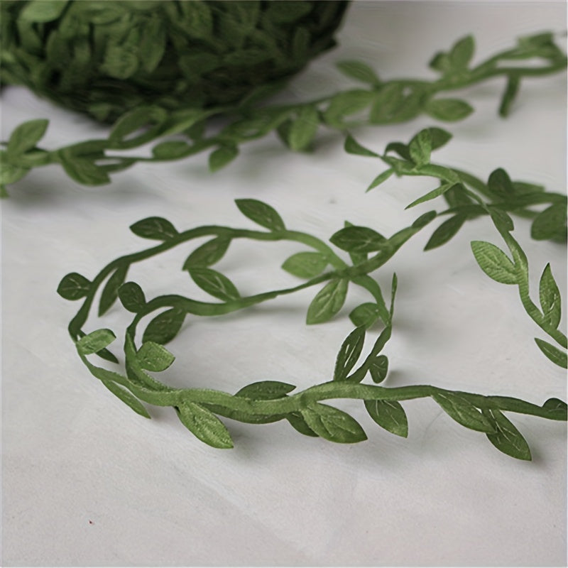 Artificial Vine Leaf Ribbon Decorative Wild Jungle Plants Green for Baby Shower