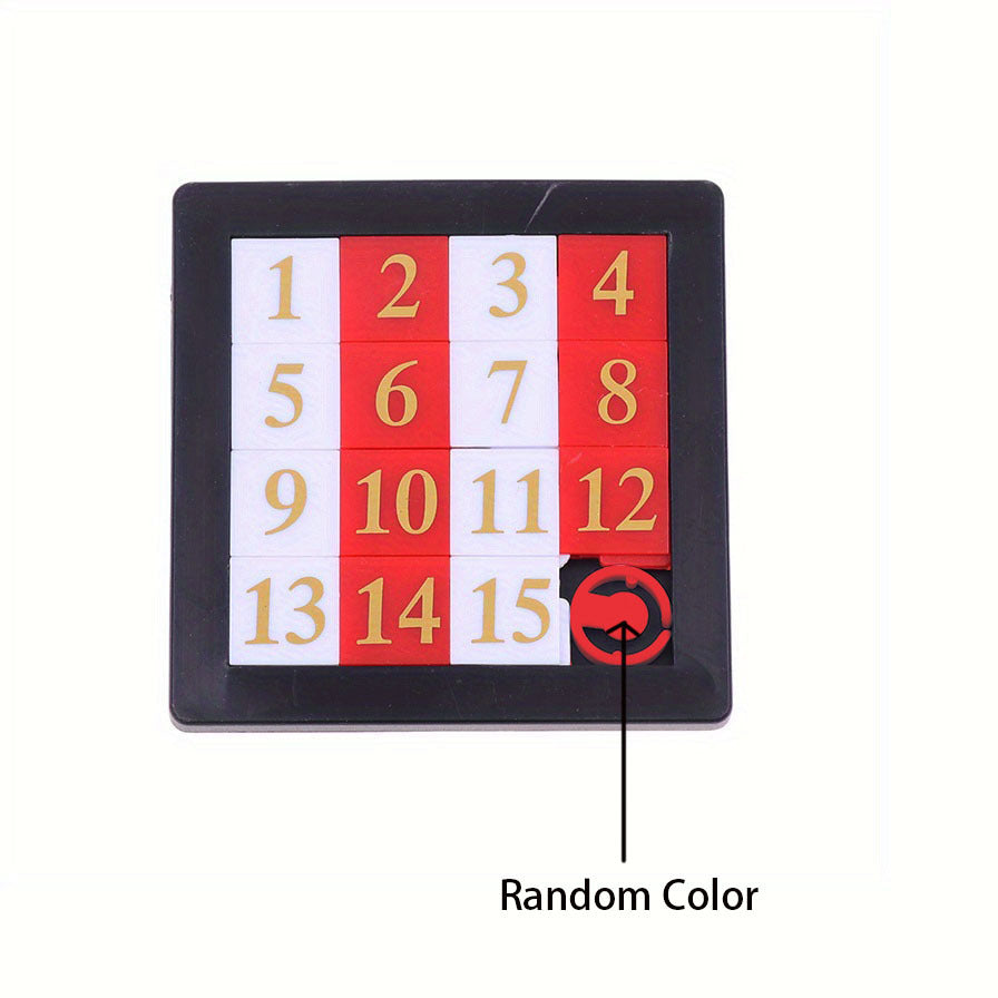 1-15 Number Puzzle Sliding Toy for Cognitive Development