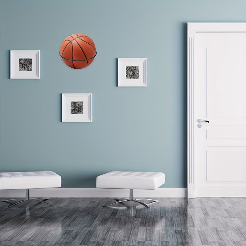 Wall Mounted Ball Storage Metal Ball Holder Ball Rack Display Wall Storage