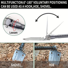Multifunctional Outdoor Engineer Shovel Field Survival Camping Equipment