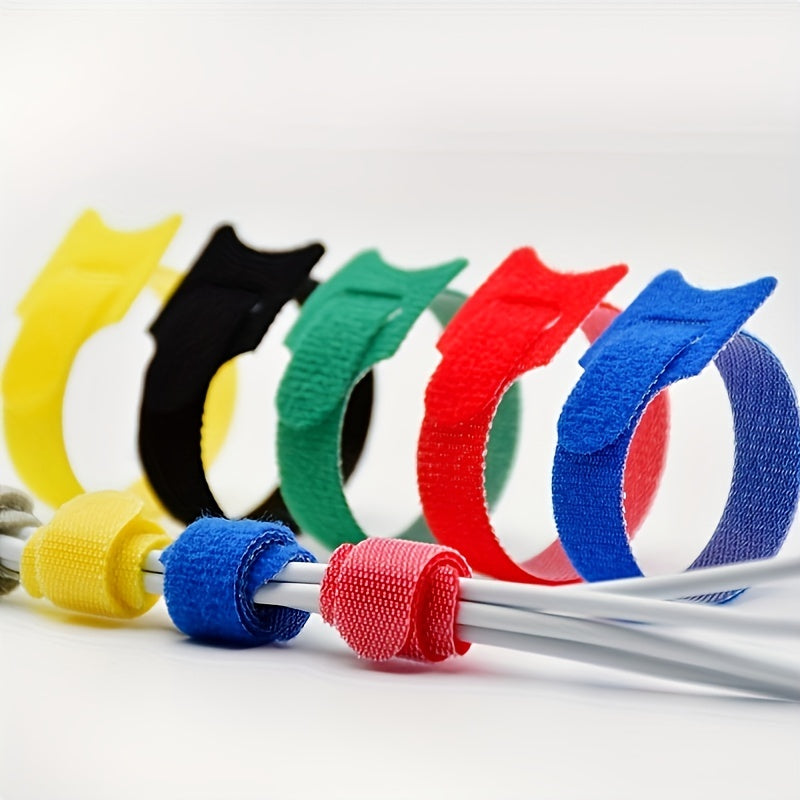 10Pcs Cable Straps Keep Desk Tidy