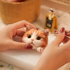 8 Packs Wool Felt Mold Template Kits for Plush Toy Craft