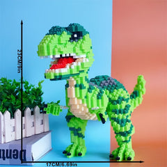 6295pcs Green Dinosaur Building Blocks Party Gift Set