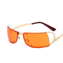 Y2K Wrap Around Sunglasses Women UV400