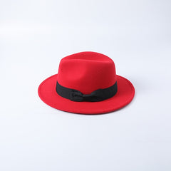 Vintage Style Solid Bow Hat Warm Fuzzy French Sunshade Hat