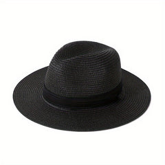 Men's Straw Hat Summer Sunshade Jazz Top Hat