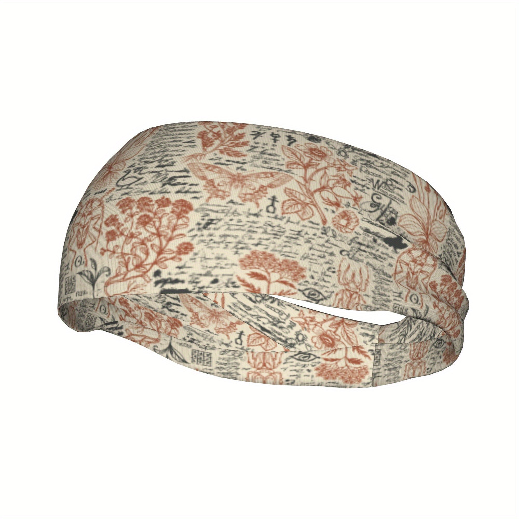 Vintage Breathable Headband for Sport and Casual Wear