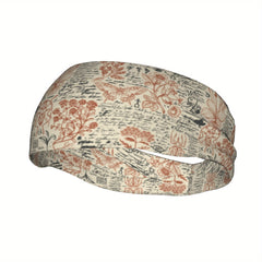 Vintage Breathable Headband for Sport and Casual Wear