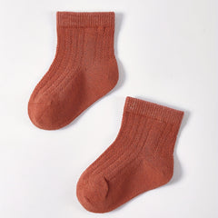 6 Pair Infant Short Socks Spring Summer Hollow Out Knee High Socks