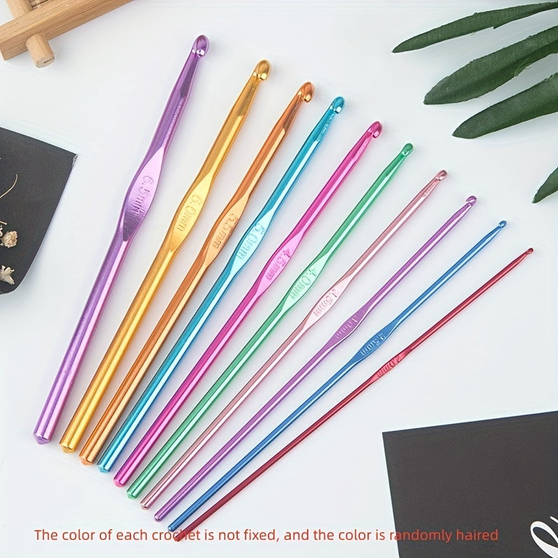 12pcs 22pcs Metal Crochet Needles Convenient Sweater Woven Crochet Tools Set