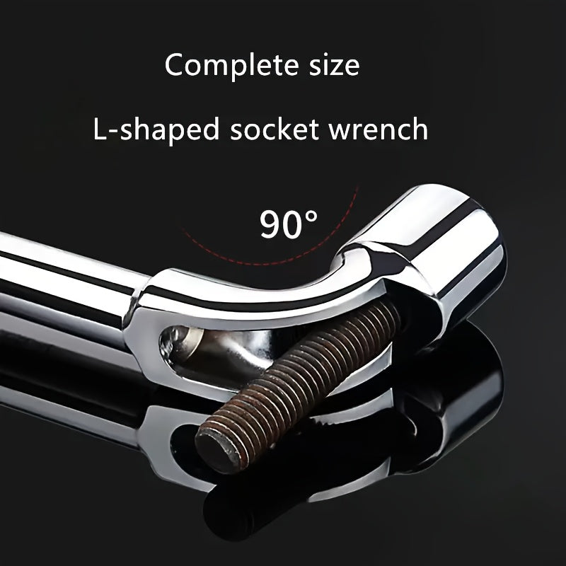 12mm 14mm L-shaped Pipe Socket Wrench Car Repair Tool