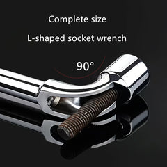 12mm 14mm L-shaped Pipe Socket Wrench Car Repair Tool