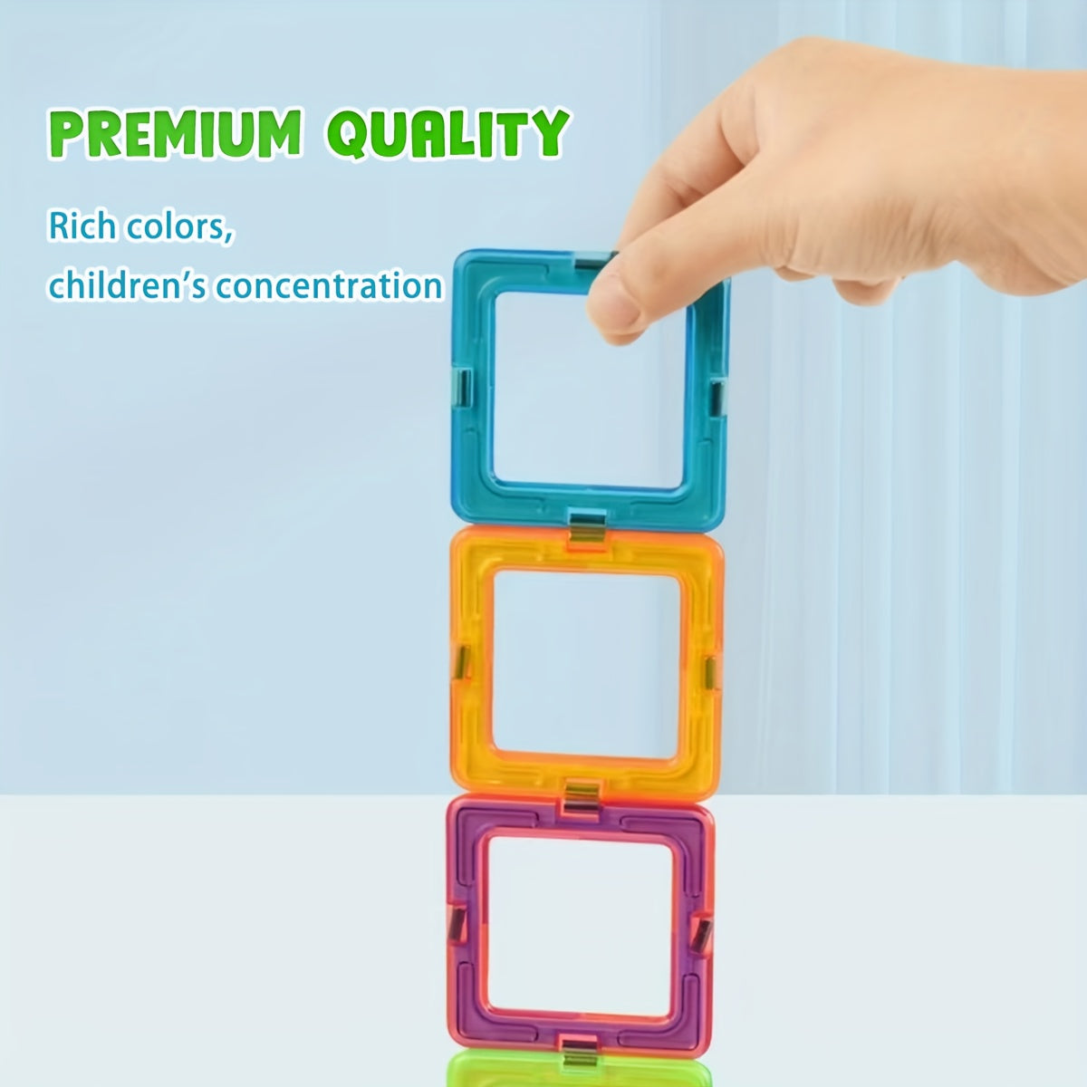 Magnetic Building Blocks Set Large Size Creative Construction Toys