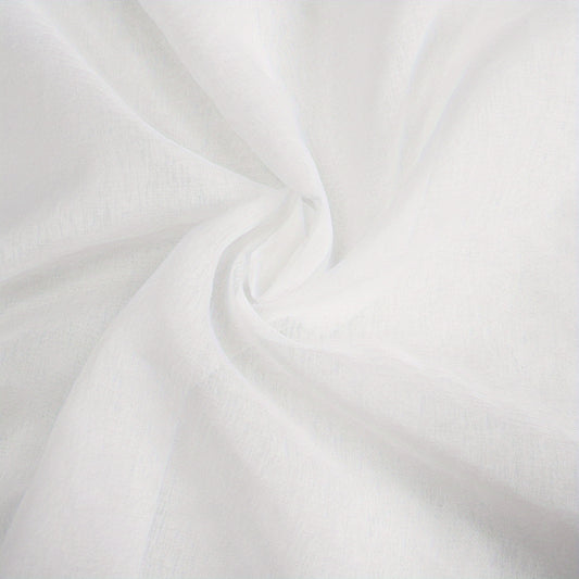 French Door Curtain Semi Transparent Gauze Binding Rope