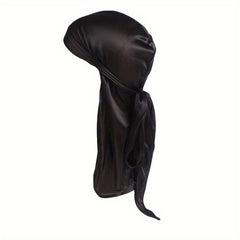 Unisex Satin Breathable Bandana Hat Silky Durag Do Doo Du Rag Headwrap