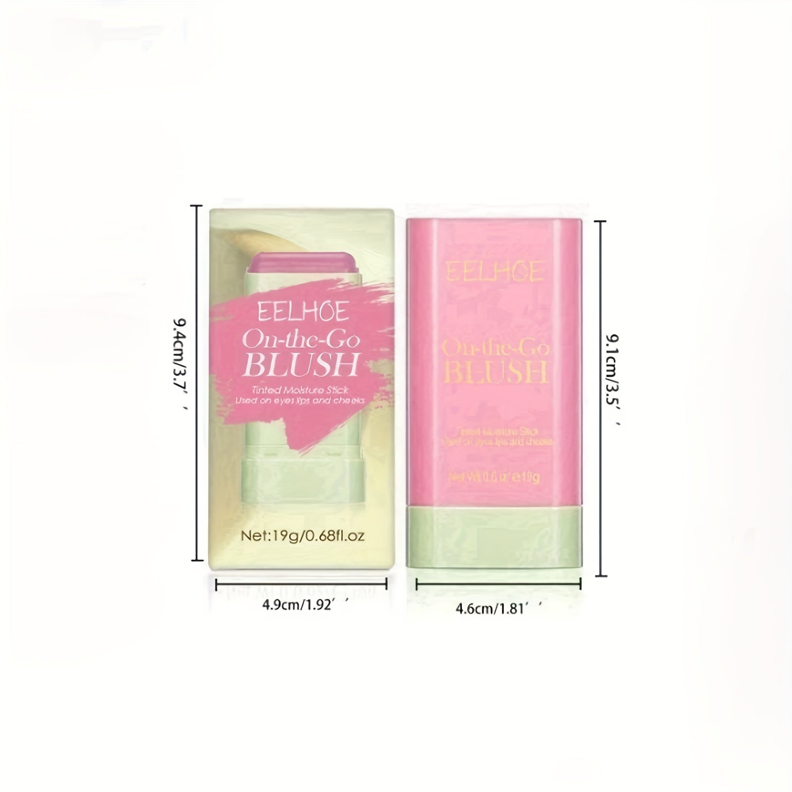 Delicate Waterproof Blush Stick for Brightening Contouring