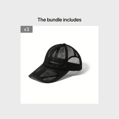 Mesh Hat Hollow Brim Baseball Cap Sun Hat Men's Peaked Cap