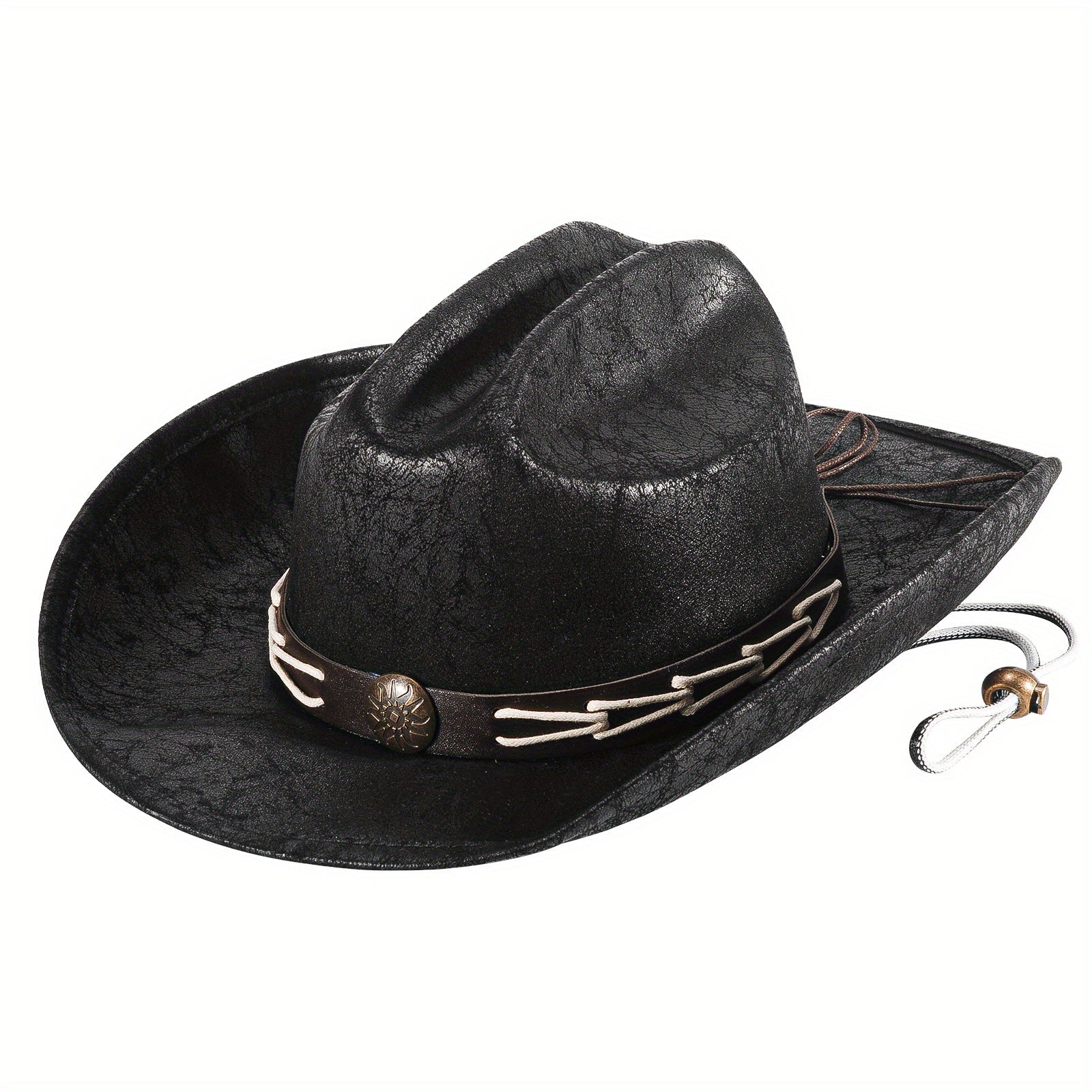 Durable Breathable Sunshade Cowboy Hat for Outdoor Activities