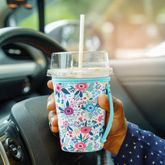 3pcs Colorful Can Cup Protective Cover Anti-scald Sleeve With Handle